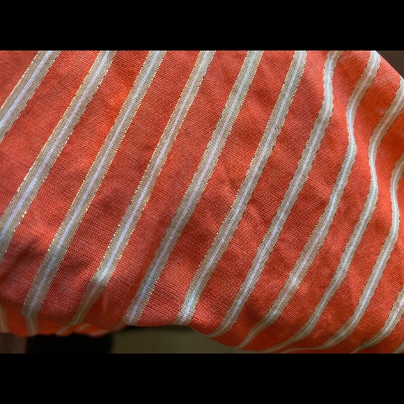 ▫️Sessun▫️Paraiso Coral Striped Cotton Shirt - Picture 7 of 7